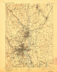 Providence 1894 topographic map thumbnail