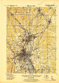 Providence 1921 topographic map thumbnail