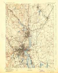 Providence 1894 topographic map preview