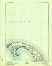 Provincetown 1889 topographic map thumbnail