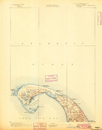 Provincetown 1889 topographic map thumbnail