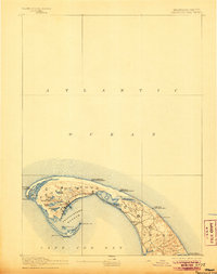 Provincetown 1889 topographic map thumbnail