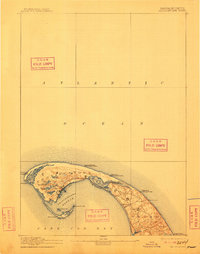 Provincetown 1889 topographic map thumbnail