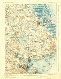 Salem 1893 topographic map preview