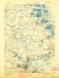 Salem 1888 topographic map preview