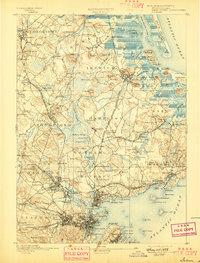 Salem 1893 topographic map preview