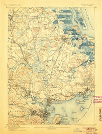 Salem 1893 topographic map preview