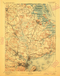 Salem 1893 topographic map preview