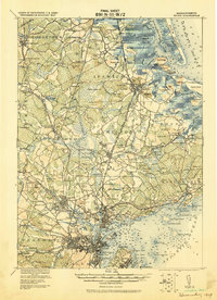 Salem 1919 topographic map preview