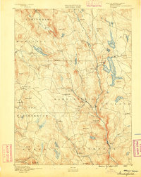 Sandisfield 1888 topographic map thumbnail