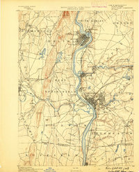 Springfield 1889 topographic map preview
