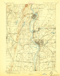 Springfield 1895 topographic map preview