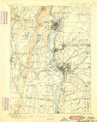 Springfield 1895 topographic map preview