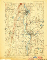 Springfield 1895 topographic map preview