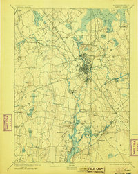 Taunton 1893 topographic map thumbnail