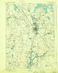 Taunton 1893 topographic map thumbnail