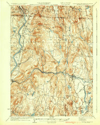 Warwick 1935 topographic map thumbnail