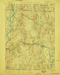 Warwick 1894 topographic map thumbnail