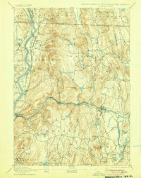 Warwick 1894 topographic map thumbnail