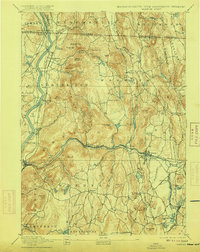 Warwick 1894 topographic map preview