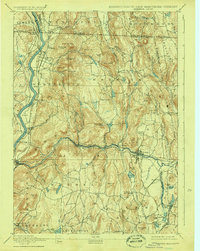 Warwick 1894 topographic map preview