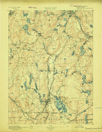 Webster 1889 topographic map thumbnail