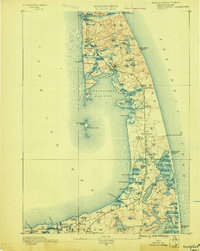 Wellfleet 1889 topographic map preview