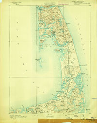 Wellfleet 1893 topographic map preview