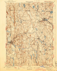 Winchendon 1935 topographic map thumbnail