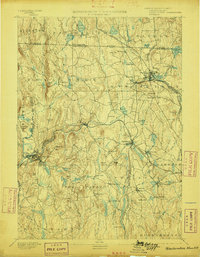Winchendon 1894 topographic map thumbnail