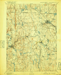 Winchendon 1894 topographic map thumbnail