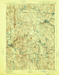 Winchendon 1894 topographic map thumbnail