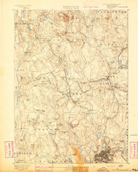 Worcester 1892 topographic map preview