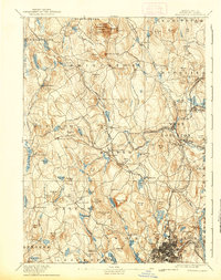 Worcester 1892 topographic map preview