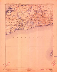 Yarmouth 1893 topographic map thumbnail