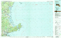Gloucester 1984 topographic map preview