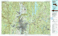 Holyoke 1985 topographic map thumbnail