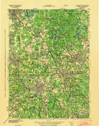 Lowell 1943 topographic map thumbnail