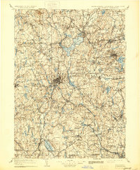 Quinsigamond 1908 topographic map thumbnail