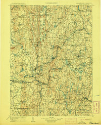 Ware 1908 topographic map thumbnail