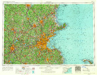 Boston 1956 topographic map preview