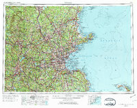 Boston 1956 topographic map preview