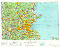 Boston 1956 topographic map thumbnail