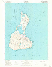 Block Island 1957 topographic map thumbnail