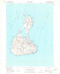 Block Island 1957 topographic map thumbnail