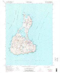 Block Island 1957 topographic map thumbnail
