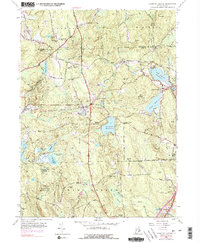 Coventry Center 1955 topographic map thumbnail