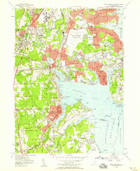East Greenwich 1957 topographic map thumbnail