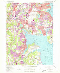 East Greenwich 1957 topographic map thumbnail