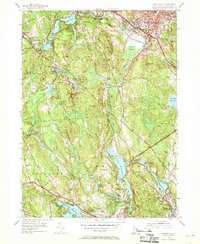 Georgiaville 1954 topographic map thumbnail